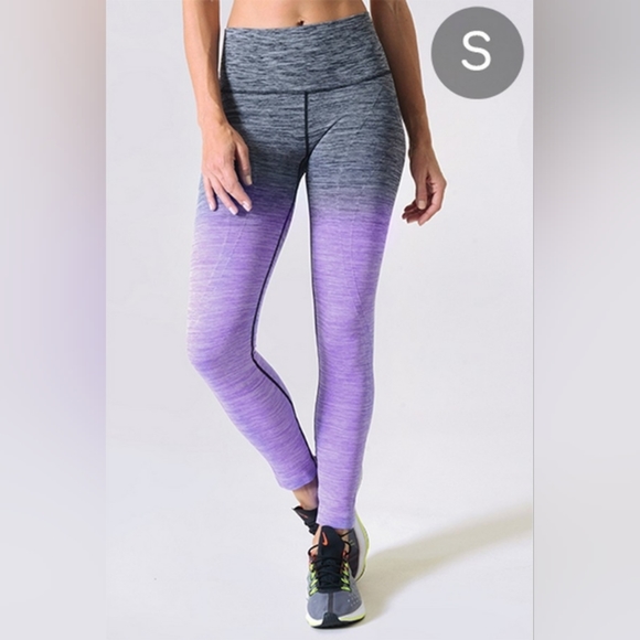 Yelete Pants - YELETE, small, purple and dark grey